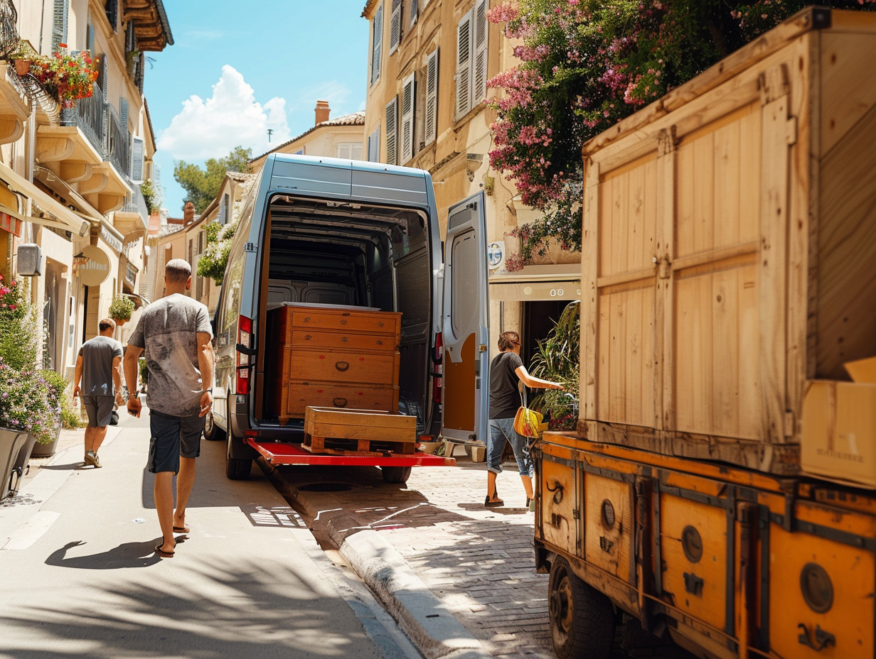 camion déménagement