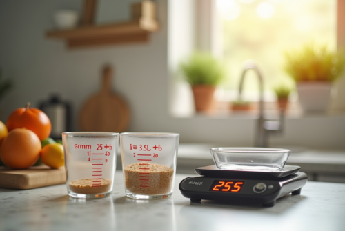 Convertir 25 cl en grammes pour différents ingrédients