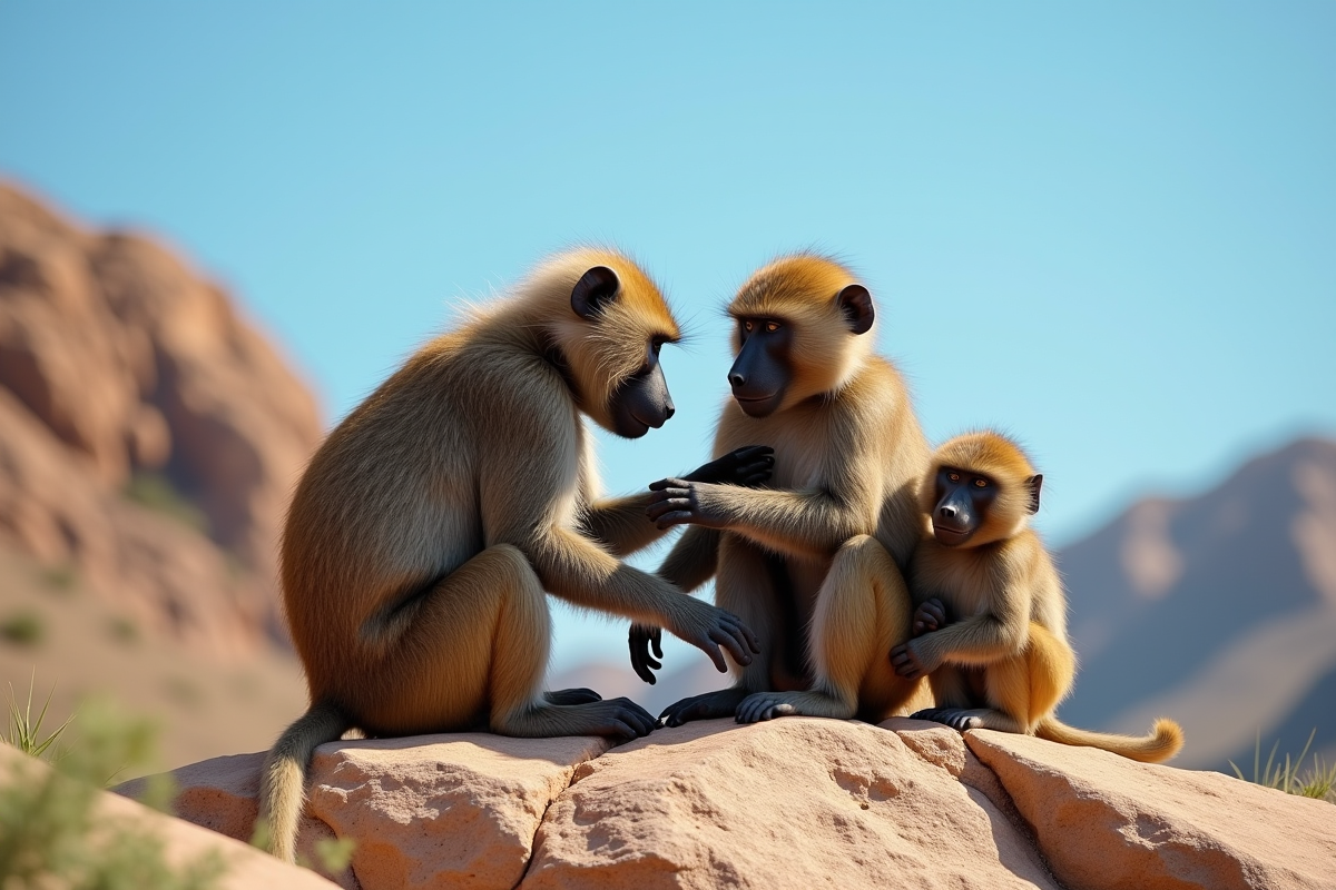 babouin primate