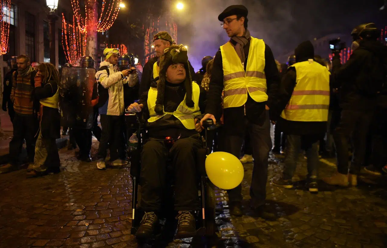 Les gilets jaunes ont passé le réveillon à leur manière